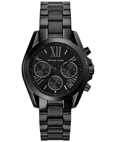 michael kors womens watches black dial|Michael Kors watches all black.